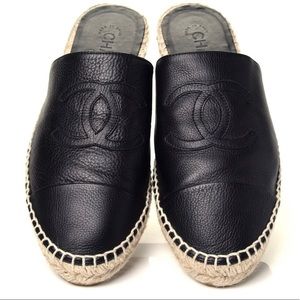 Chanel Espadrilles Black